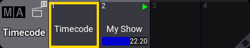 The Timecode pool with two shows